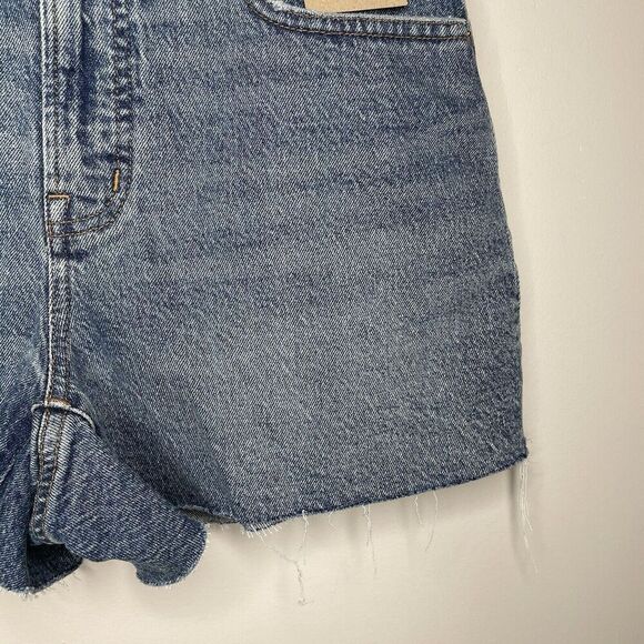 MADEWELL Perfect Jean Shorts Women 28 Curvy NEW Raw Hem Stretch NO739 - Picture 8 of 16